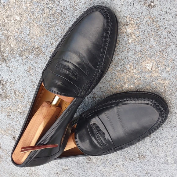 Johnston & Murphy Men\'s Black Leather Luxury Loafer main image 4